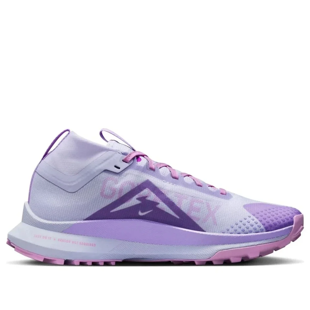 Nike React Pegasus Trail 4 GTX Gore-Tex Women's Sz 5.5 Hiking Trail Shoes Purple